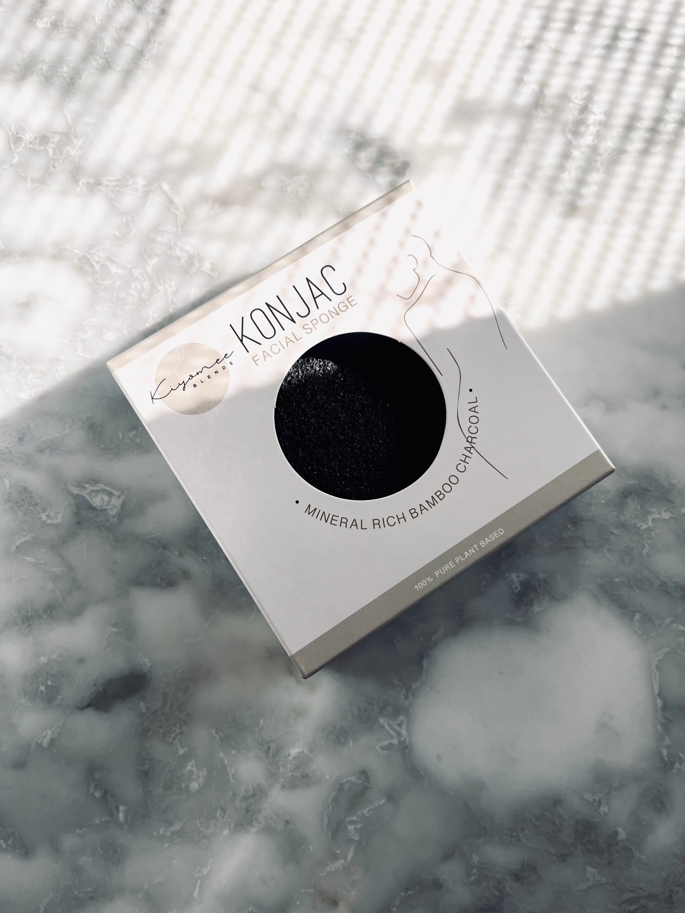KONJAC SPONGE CHARCOAL FACE & BODY
